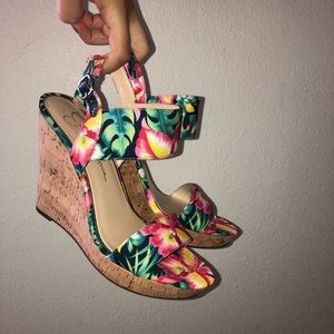 Jessica Simpson wedges